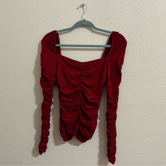 Reformation Esra Knit Top - Size Small - Red - Picture 4 of 9
